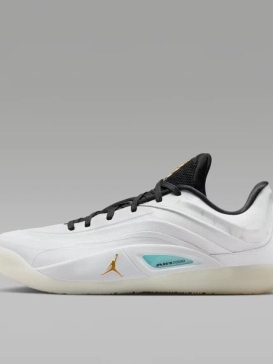 Nike Zion 4 Basketball Shoes (White/Black/Hyper Jade/Metallic Gold) - Size 7.5 M main image 5